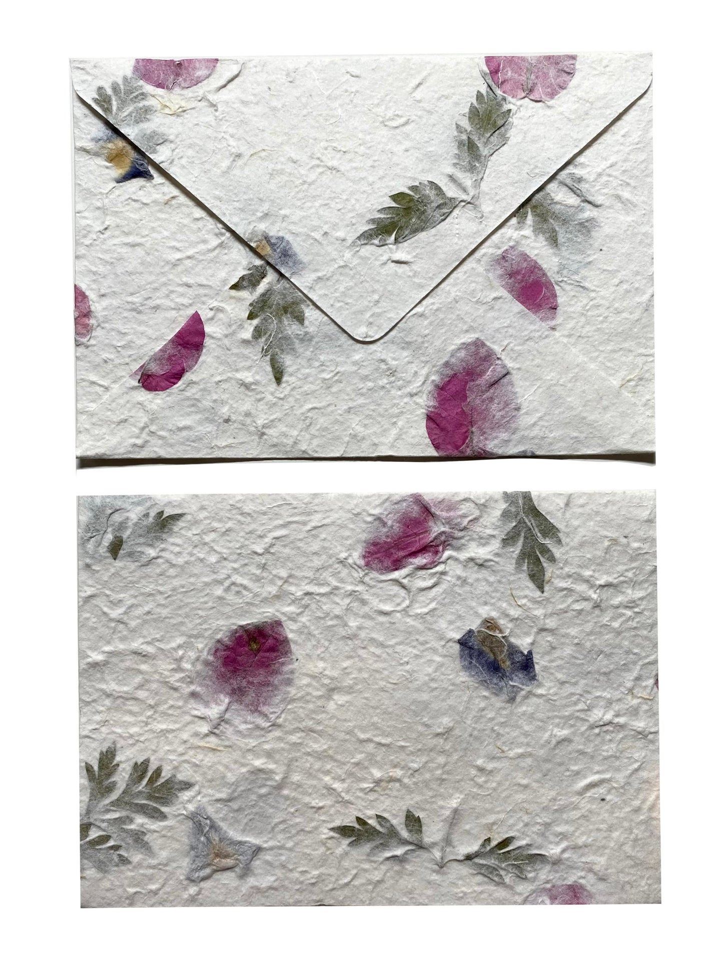10 Envelope Per Pack Mulberry Paper Pressed Flower Inclusion Paper Handmade Envelope 16 x 23.5 CM - SIZE 6.3 x 9.0 INCH
