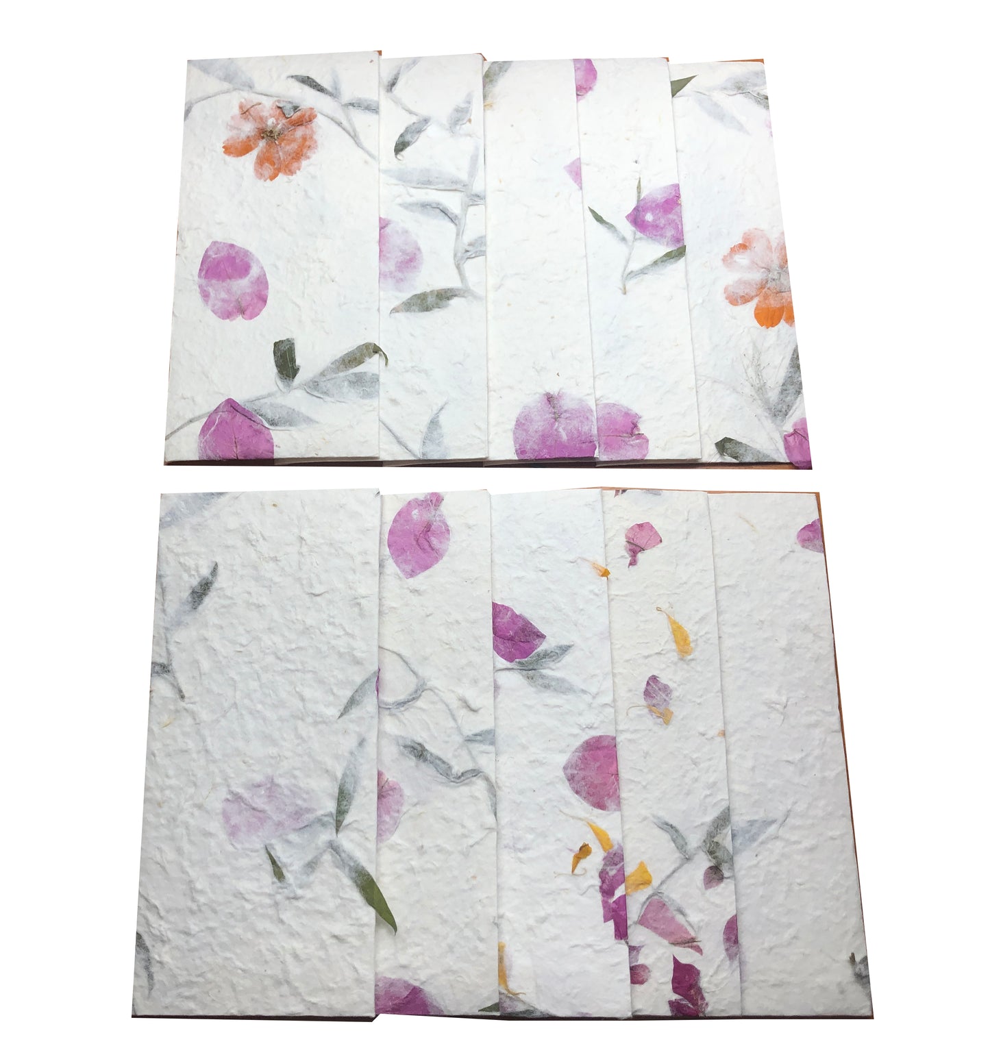 10 Envelope Per Pack Mulberry Paper Pressed Flower Inclusion Paper Handmade Envelope 10 x 21.5 CM - SIZE 3.94 x 8.46 INCH