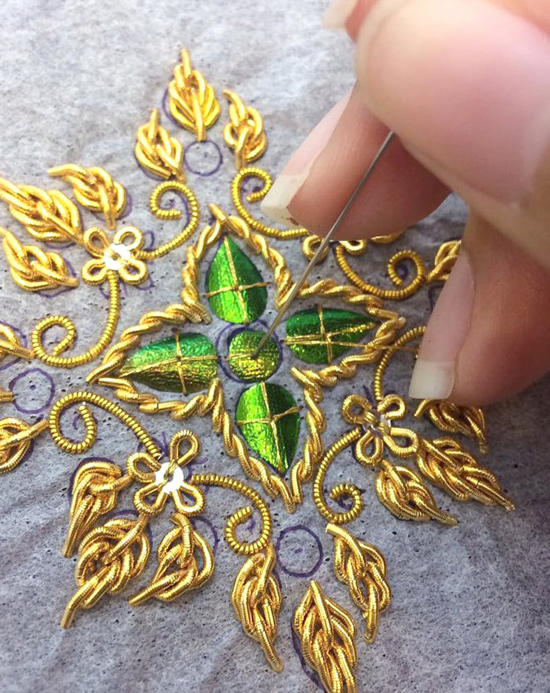 Jewel Beetle Wings DRILLED with HOLE 100 Pcs Natural Wings - REDDISH Green TOP 1